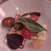 Fresh tofu caprese at HAPPA Restaurant in Berlin
