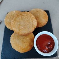 Nuggets di formaggio veg at Organic Lovers Torino in Turin