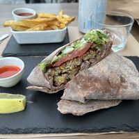 Falafel wrap  at Organic Lovers Torino in Turin