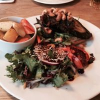 The infamous vegan toast  at The Laundromat Cafe in Reykjavik