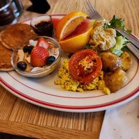 Vegan brunch at The Laundromat Cafe in Reykjavik