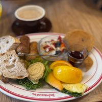 Vegan buffett  at The Laundromat Cafe in Reykjavik