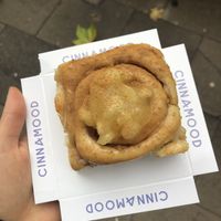Apple cinnamon roll  at Cinnamood in Hamburg
