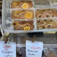 Vegana banana and orange cake  at Gobi Desserts in Central Singapore