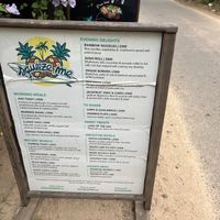 menu  at Squeeze Me in Mirissa