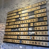 Bread prices Jan 2023  at Craft Vegan Bakery Palermo in Buenos Aires