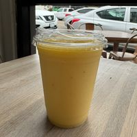 pineapple mango smoothie   at Drift Cafe in San Diego