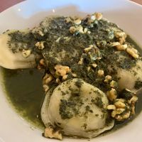 Sorrentino with vegan pesto  at La Toscana Resto Patagónico in El Calafate