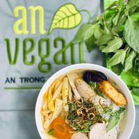 Rice-noodle soup  at An Vegan in Ho Chi Minh City