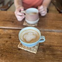 Café Latte  at Baraque in Ishigaki
