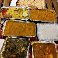 No lamb' byriani, no chicken tikka masala, rice, keema naan, sag no paneer 😋 at Vegan India - Stapleton Rd in Bristol