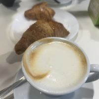 Cappuccino soia e brioche vegana alla marmellata   at Gelateria Pasticceria Santamaria in Padua