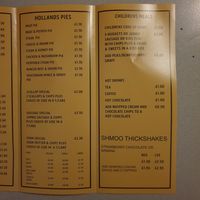 Vegan pies at Elland Fish & Chips in Elland