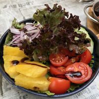 Small mixed salad  at The Old Pharmacy in Ponta Do Sol