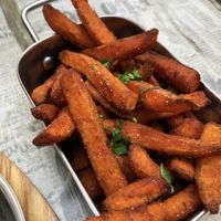 Sweet potato chips   at The Old Pharmacy in Ponta Do Sol