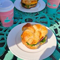 Breakfast sandwich 😋 at Lily's Herbs & More in Indialantic