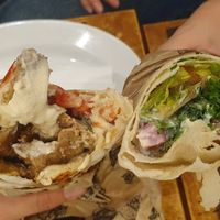 Shawarma & Falafel at Hallo Beirut in Zurich