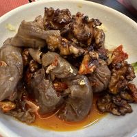 Baby eggplants with walnuts  at Hallo Beirut in Zurich