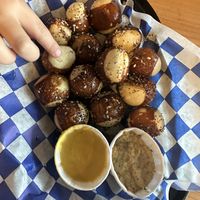 Pretzel app  at Stone Hound Brewing Company in Williamsburg