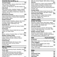 Menu at Stone Hound Brewing Company in Williamsburg