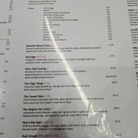 Menu at Riché  in Richmond