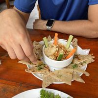 Hummus  at The Jackfruit Vegan Cafe in Dikwella