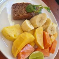 Cake is really good at The Jackfruit Vegan Cafe in Dikwella