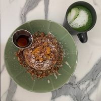 Pumpkin pancakes  at La Isla in San Juan