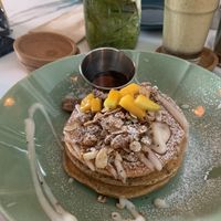 Sweet potato pancakes   at La Isla in San Juan