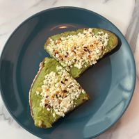 Avocado toast with queso fresca  at La Isla in San Juan