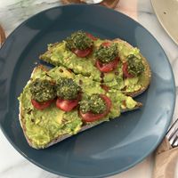  Pesto avocado toast is literally the best avocado toast I’ve ever had!!  at La Isla in San Juan