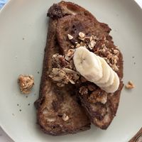 Vegan French toast  at La Isla in San Juan