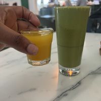 Smoothie and shot   at La Isla in San Juan
