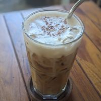 Iced Cappuccino with Oat milk at Lazy Bird in Koh Lanta
