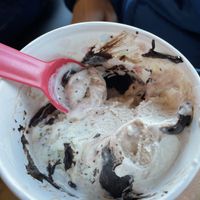 Coconut cinnamon with fudgee  at Ice Cream Social in Tacoma