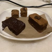 Tiramisu, snickers and truffle   at Elli's Healthy Specialities in Crete