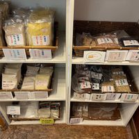 They also sell some items such as soba noodles and grains at Bankado - 万華堂 in Aomori