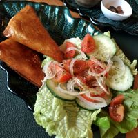 chamuça at Veganário in Aveiro