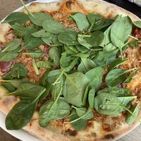 Vegan tonno with spinache  at Vapiano in Graz