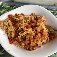 Vegane bolognese  at Vapiano in Graz