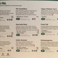 Menu  at Make in Bonn