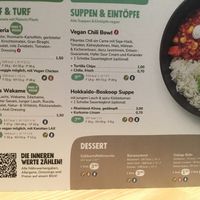 Menu  at Make in Bonn