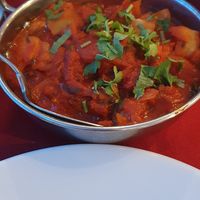 Soya meat bhuna at Tandoori Hut in Tenerife