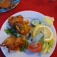 Onion bhaji at Tandoori Hut in Tenerife