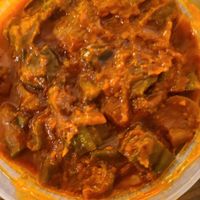 Bhendi Masala with okra at Kathmandu Bistro in Rapid City