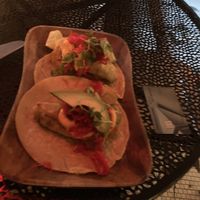 Vegan fish taco  at seeyamañana in New York City