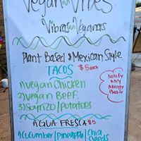 Menu at Vegan Vibes | Vibras Veganas - Pop Up in Richmond
