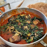 Shakshuka spinach and champignon mushroom, 260 baht  at Ogen in Hua Hin