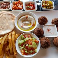 Falafel & Hummus Platter at Ogen in Hua Hin