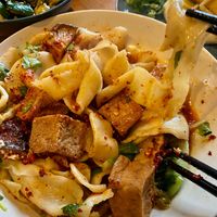 Noodles with tofu & shittake mushrooms at Wen Cheng Handpulled Noodles - II in Berlin